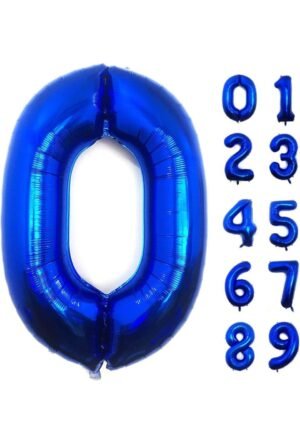 Numeros Azul Rey 32"