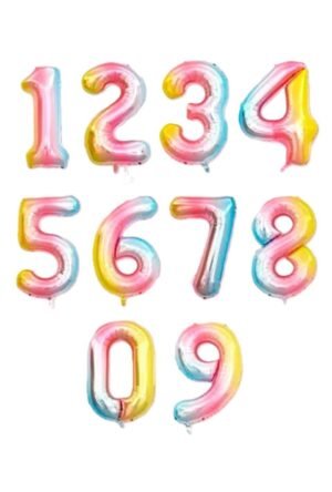 Numeros Multicolor 32"