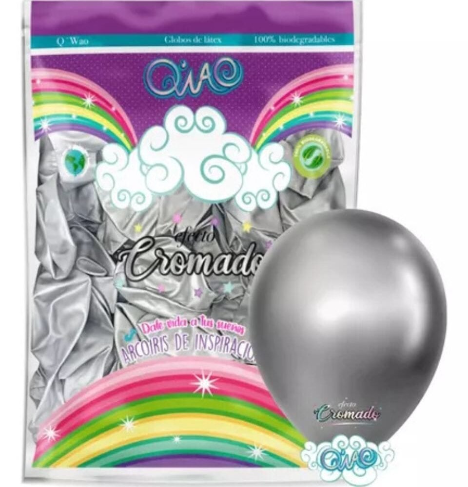 Qwao Cromado Plata