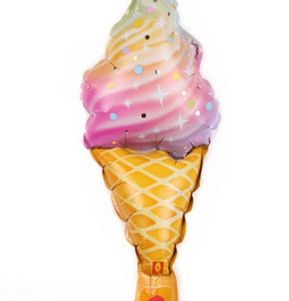 Cono Helado de Colores