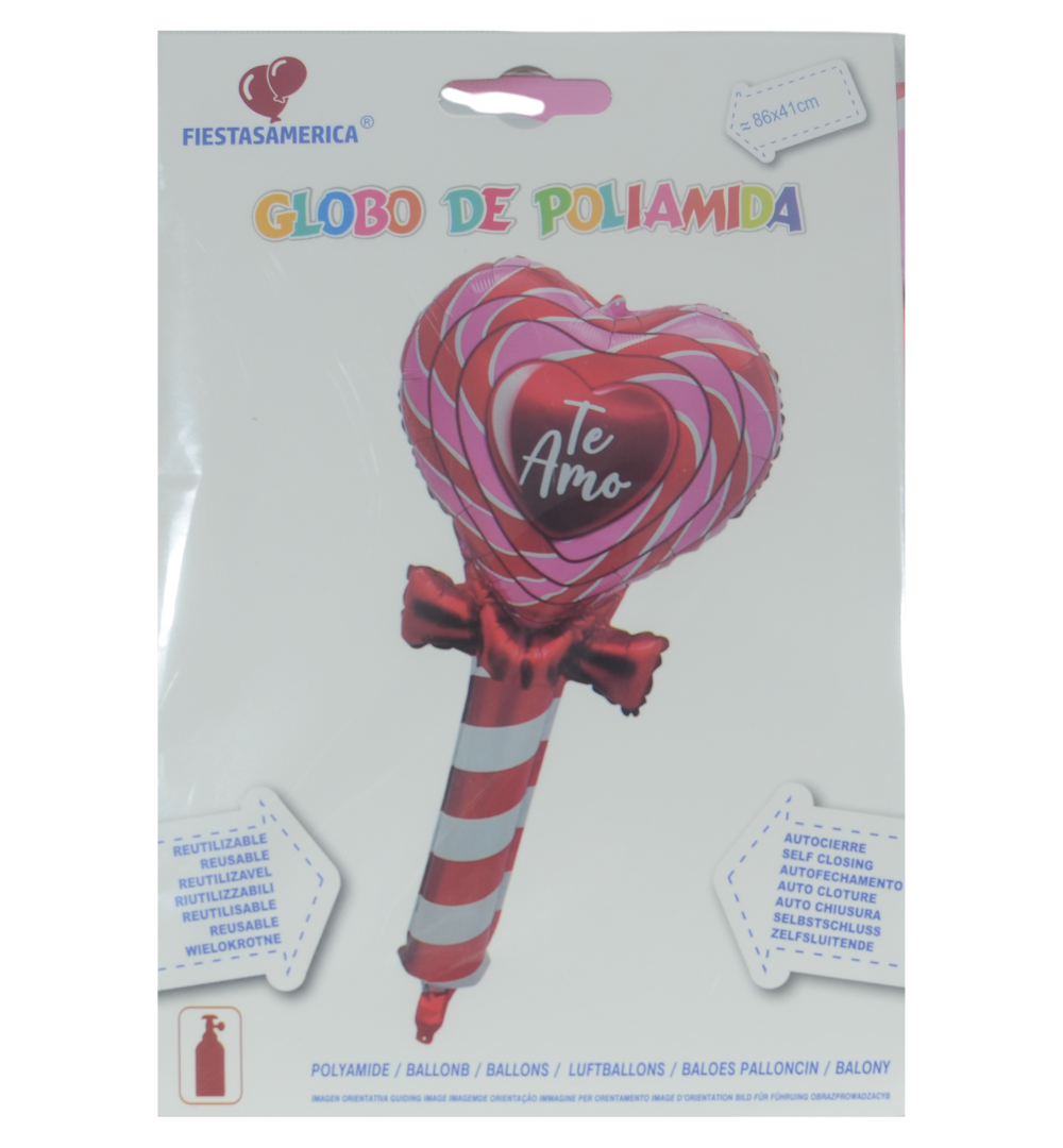 Globo Foil Corazon de Caramelo