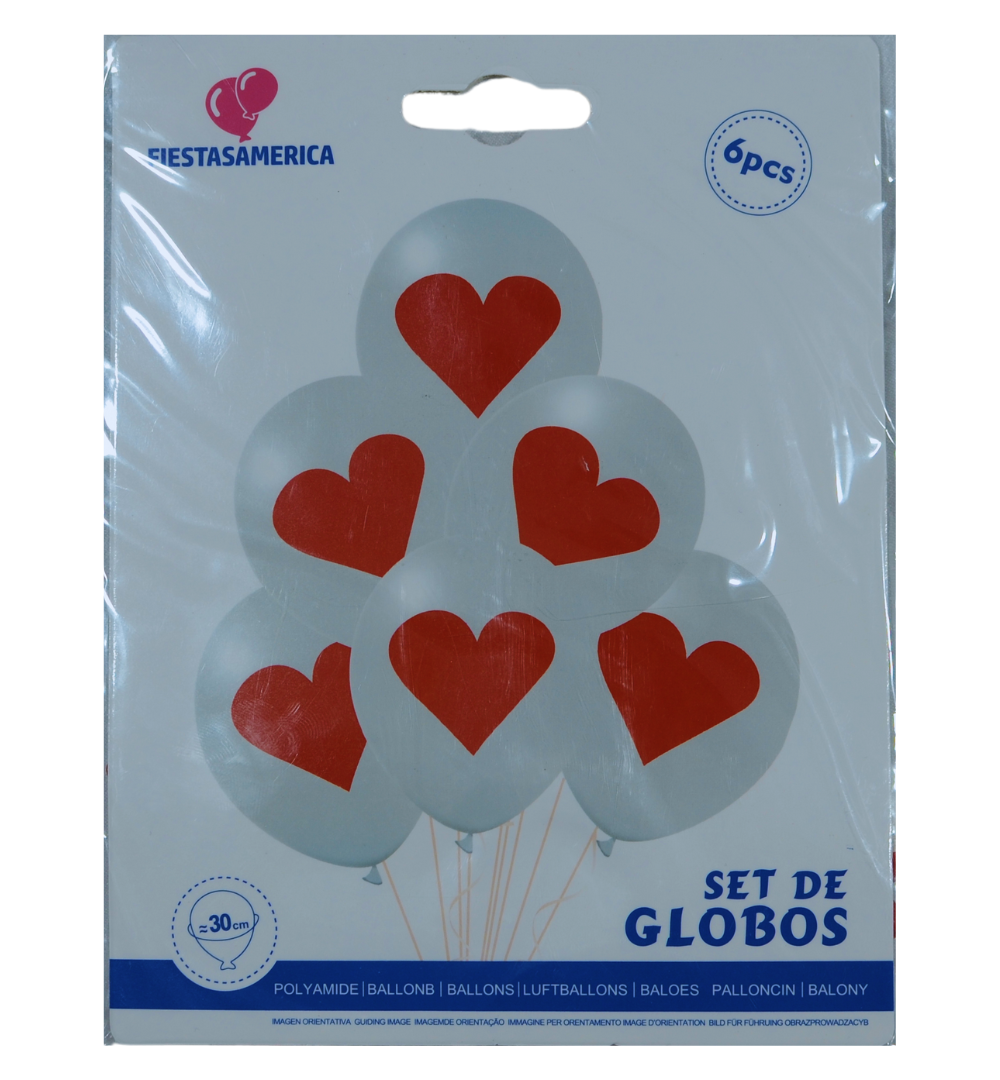 Set Globo Latex san Valentín